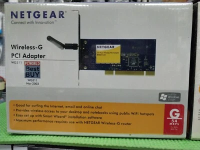 Netgear 54 Mbps Wireless PCI Adapter, quantity discount, WG311NA Brand New - Image 1 of 4
