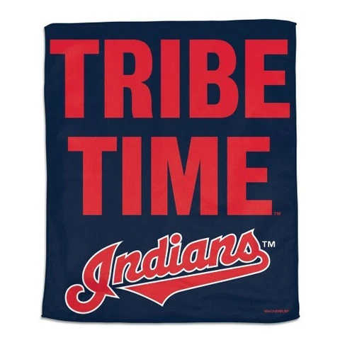 CLEVELAND INDIANS TRIBE TIME 15"X18" RALLY TOWEL MLB LICENSED WINCRAFT Cover