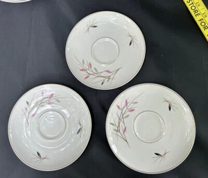 Set of 3 Vintage 1950's Germany Rosenthal Tea Saucers Only Geisha 5" - Picture 1 of 4