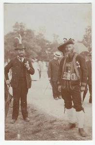 Südtirol Mann in Lederhose Südtiroler Tracht evtl. Meran Bozen ?  Foto ~1900 - Picture 1 of 2