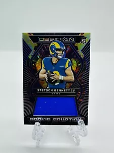 2023 Obsidian Rookie Eruption Stetson Bennett IV /75 Los Angeles Rams #REM-SBE - Picture 1 of 2