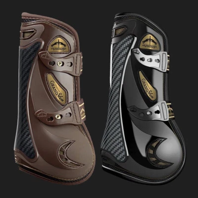 Veredus GRAND SLAM Carbon Gel Vento Luftstrom Kühlung SEHNE Stiefel schwarz/braun M/L