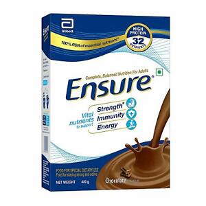Ensure Complete, Balanced Nutrition Drink For Adults (Chocolate Flavour) 400gm