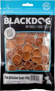 Black Dog Fish & Chicken Sushi 1kg 150gm Canine Treat Omega 3 Training Rewards - Picture 1 of 16