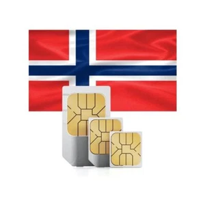 Karta SIM do Norwegii / 6 GB - 30 GB + połączenia na terenie UE przez 1-2 miesiące - Zdjęcie 1 z 1