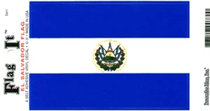 Calcomanía de bandera de El Salvador - Imagen 1 de 1