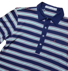 Camisa de Jugadores Clásica Criquet Para Hombre M Azul Algodón Multi Rayas - Imagen 1 de 12