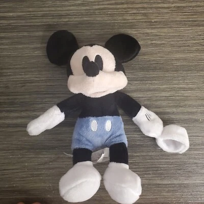 Chupete de felpa Disney Baby Mickey Mouse 8" relleno con lazo Foto 1 de 4