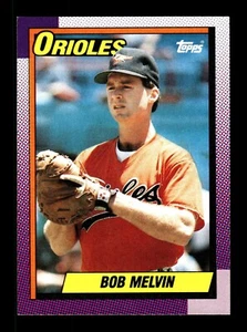 Bob Melvin ⚾ 1990 Topps Béisbol #626 Baltimore Orioles - Imagen 1 de 2
