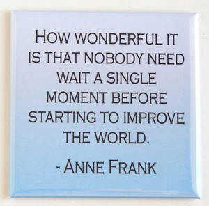 "How Wonderful it is..." FRIDGE MAGNET inspirational quote - Picture 1 of 3