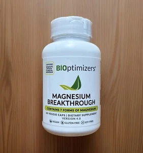 Bioptimizers Magnesium Breakthrough - 60 capsules - 250mg’s ea - 1 month supply - Picture 1 of 10