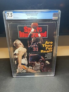 CGC 7.5 Newsstand Edition Sports Illustrated-Patrick Ewing-February 10 1992 - Picture 1 of 1