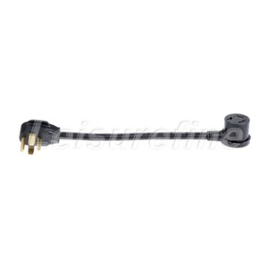 3 Prong to 4 Prong Dryer Adapter Cord 20inch 14-30P Male to 10-30R Female - Picture 1 of 5