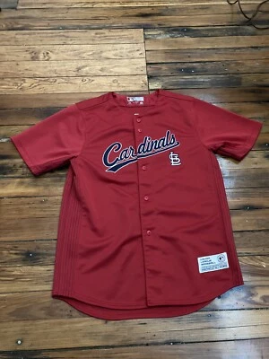 Camiseta St Louis Cardinals Albert Pujols #5 MLB True Fan tamanho juvenil G (10-12) vermelha - Imagem 1 de 4