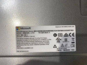 LENOVO MICRODOFT RACK MANAGEMENT MUDULE 1759 PN M1033509-001 - Picture 1 of 1