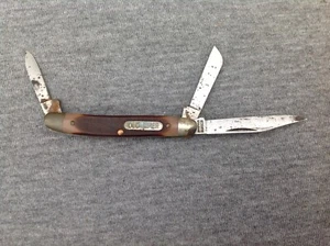 Vintage Old Timer Schrade 108OT 3 Blade Pocket Knife - Picture 1 of 10