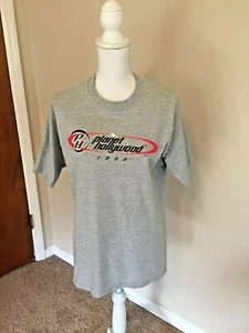 Planet Hollywood 2000 Reno Womens Tee  Shirt Gray Size Medium - Picture 1 of 6