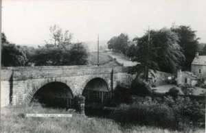 REAL PHOTO POSTCARD OF THE TYNE BRIDGE, ALSTON (NEAR NENTHEAD), CUMBERLAND FRITH - Picture 1 of 2