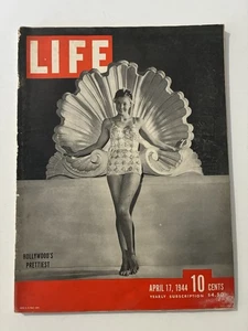 LIFE Magazine April 17 1944 Vol 18 #16 Esther Williams Hollywood Prettiest - Picture 1 of 9