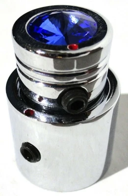 CB radio Knob On/Off Volume Squelch  for 3/16" Shaft Blue Jewel UP#21786 Each - Image 1 of 4