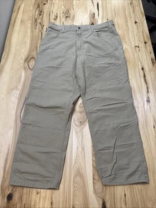 Carhartt FR Flame Resistance CAT 2 Brown Work Pants Size 38x30 - Picture 1 of 5