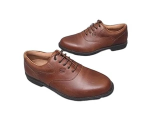 Scarpe da golf Oxford Timberland in pelle marrone 99051 da uomo taglia 12M - Foto 1 di 14
