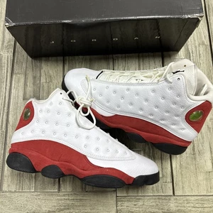 2010 Nike Air Jordan Retro 13 "Cherry 2010" weiß/schwarz Schuhe! Größe 10,5 mit Karton! - Bild 1 von 5