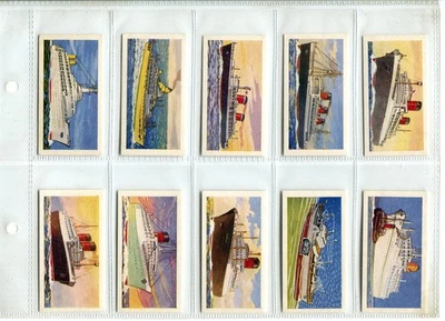 Merchant Ships of the World 1961 Mills Cigarette Cards - Full Set of 25 Cards - Image 1 of 4