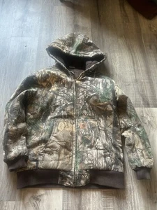 Carhartt Real tree Camo Coat Youth Large - Picture 1 of 5