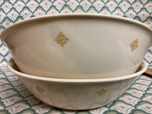 2 Pc Corelle MIRAGE Serving Bowl 8.5” Sandstone Southwestern Design VGC - Picture 1 of 4