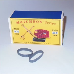 Matchbox Major Pack 4 a Ruston Bucyrus Excavator Repro Box with Grey Tracks - Picture 1 of 4