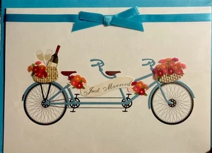 Papyrus~Just Married~Tandem Bicycle~Congratulations - Picture 1 of 2