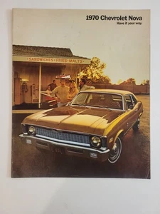 1970 Chevrolet Nova Dealership Brochure original - Bild 1 von 2