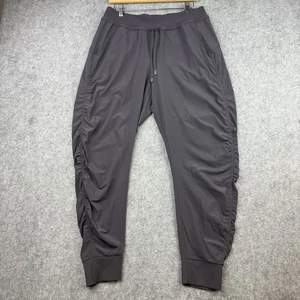 Athleta Attitude Crop Pant Damen 8 Jogginghose mit gerafftem Bein dunkelgrau lila - Bild 1 von 13