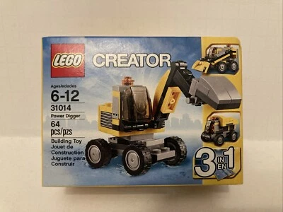 Lego Creator 31014 Power Digger NEW 3 in 1 dump truck front loader SMALL SET - Image 1 of 4