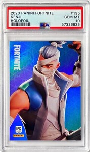 2020 Panini Fortnite Series 2 Kenji Holo USA #135 PSA 10 POP 1