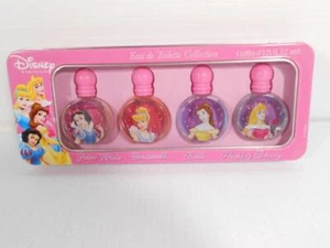 Air Val DISNEY PRINCESS Set of 4 Mini Perfume Bottles Eau De Toilette Collection - Picture 1 of 7