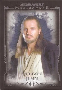 Star Wars Masterwork - Tarjeta Base "Qui-Gon Jinn" #13 - Imagen 1 de 1