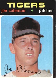1971 Topps Baseball Card #403 Joe Coleman - EX