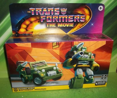 TRANSFORMERS  MOVIE RETRO WALMART  REISSUE SERIES AUTOBOT SCOUT HOUND  FIGURE - Image 1 of 2