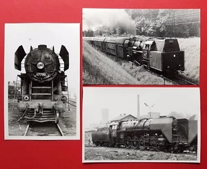 3 x DDR Foto Eisenbahn DR Dampflok BR 477050 und 477009 ( 23042 - Bild 1 von 2
