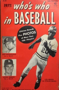 1975 Who’s Who in Baseball ~ Lou Brock cover ~ Real Nice Shape!!! - Picture 1 of 5