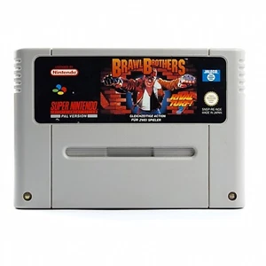 Juego de Super Nintendo: Brawl Brothers Rival Turf - módulo SNES cartucho NOE - Imagen 1 de 4