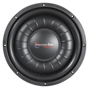 AMERICAN BASS HAWK SLIM 12” 900W RMS SHALLOW-MOUNT 2-OHM DVC SUBWOOFER WOOFER D2 - Picture 1 of 3