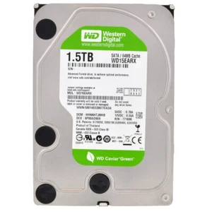 Westren Digital 1,5TB WD15EARX Sata III 64MB 5400U/min 3,5 Zoll - Bild 1 von 5