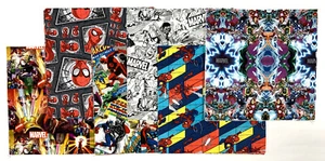 Marvel Comics Action Figures Layer Cake 40 -10" Squares Quilting & Sewing Fabric - Picture 1 of 3