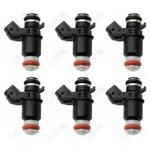 6 Pcs Fuel Injectors 16450-MCA-013 For Honda Goldwing 1800 GL1800 2001-2017~ - Picture 1 of 5