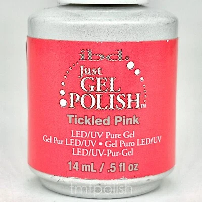 Brand New IBD Just Gel Nail Polish - Tickled Pink - Full Size - Image 1 of 3