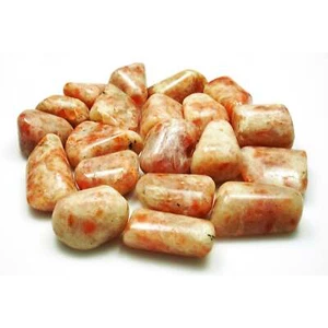 (1) Sunstone Tumbled Crystal Specimen with Description Card - Picture 1 of 2