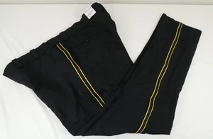 Elbeco E314RN TexTrop2 Polyester 4-Pocket Pants SIZE 50U NAVY WITH GOLD STRIPES - Picture 1 of 4
